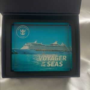 ⚓️ Royal Caribbean Glass Block - Voyager of the SEAS ⚓️